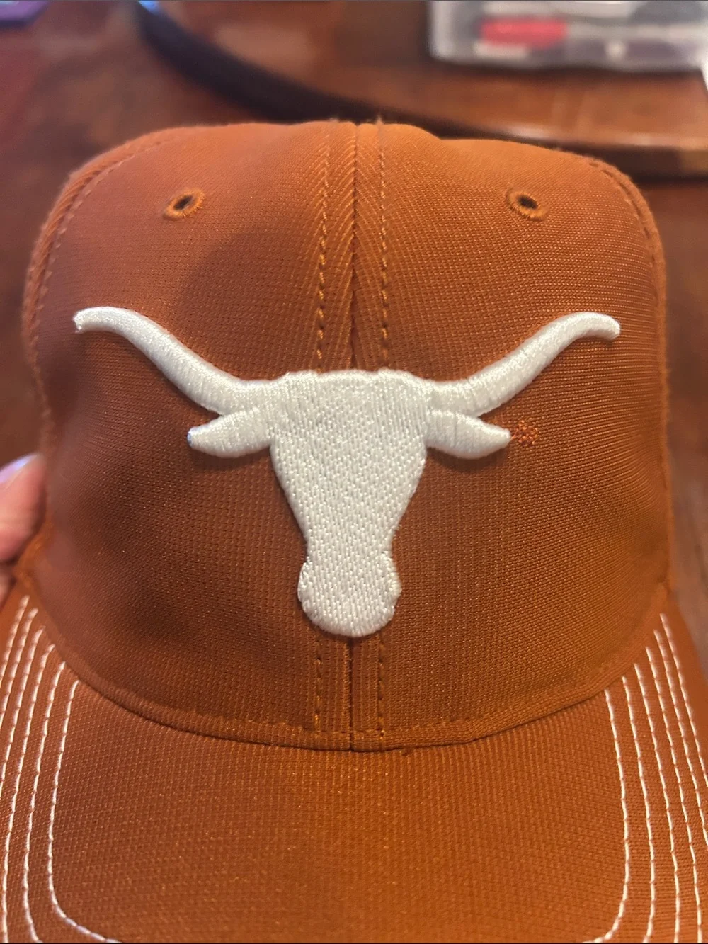 '47 Brand CLOSER Texas Longhorns Burnt Orange Fitted Hat Embroidered Logo S/M